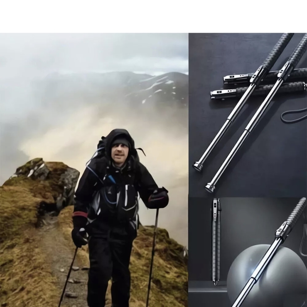 Three Sections Automatic Spring Stick 26" Long - image 4